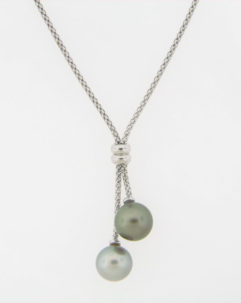 14K-WG BLACK TAHITIAN PEARL PENDANT | 18 Karat Appraisers | Beverly Hills, CA | Fine Jewelry