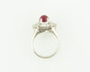 Platinum, Star Ruby and Diamond Ring | 18 Karat Appraisers | Beverly Hills, CA | Fine Jewelry