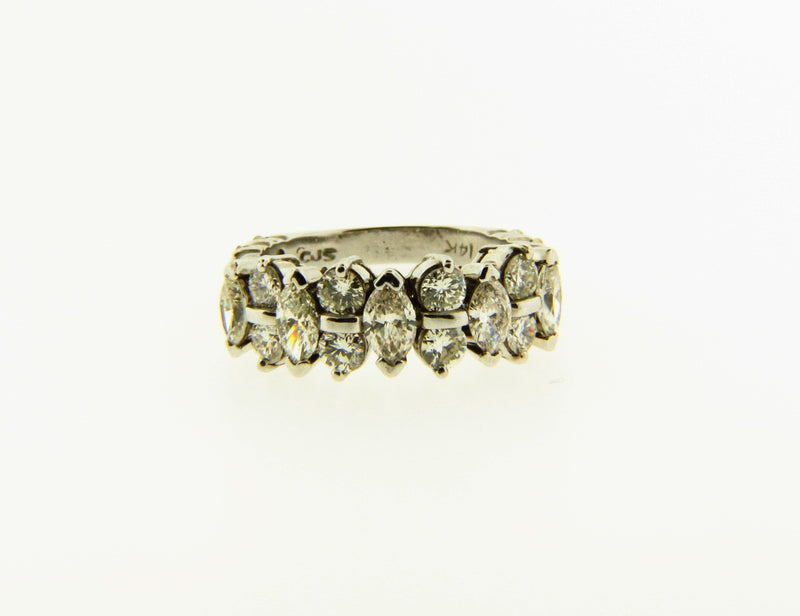 14K White Gold, Diamond Band | 18 Karat Appraisers | Beverly Hills, CA | Fine Jewelry