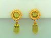 18K Yellow Gold Lemon Quartz Earrings | 18 Karat Appraisers | Beverly Hills, CA | Fine Jewelry