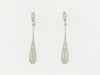 14K WHITE GOLD DIAMOND EARRINGS | 18 Karat Appraisers | Beverly Hills, CA | Fine Jewelry