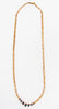 14K-YG SAPPHIRE AND DIAMOND NECKLACE
