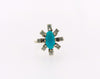 18K White Gold Turquoise and Diamond Ring | 18 Karat Appraisers | Beverly Hills, CA | Fine Jewelry
