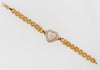 18K-YG MABE PEARL AND DIAMOND BRACELET | 18 Karat Appraisers | Beverly Hills, CA | Fine Jewelry