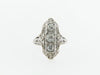 Art Deco, 18K White Gold Diamond Ring