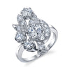 14K White Gold, Diamond Cluster Ring | 18 Karat Appraisers | Beverly Hills, CA | Fine Jewelry