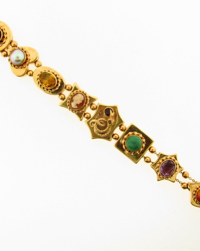 Victorian 14k Yellow Gold Bracelet | 18 Karat Appraisers | Beverly Hills, CA | Fine Jewelry
