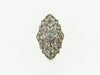 18K Yellow Gold and Platinum Diamond Filigree Ring | 18 Karat Appraisers | Beverly Hills, CA | Fine Jewelry