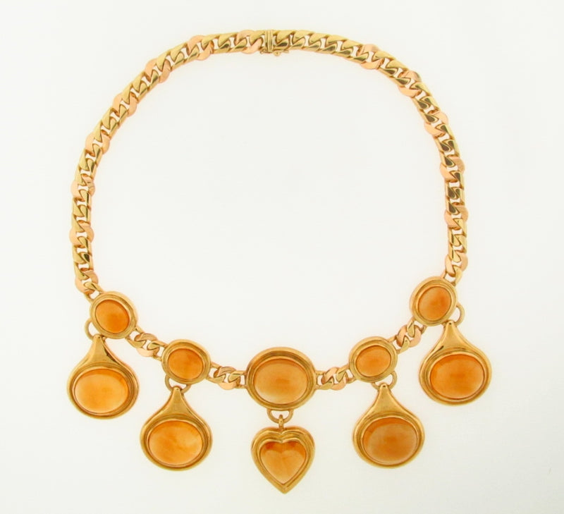 18K YELLOW GOLD CITRINE NECKLACE | 18 Karat Appraisers | Beverly Hills, CA | Fine Jewelry