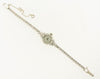 14K-WG VINTAGE DIAMOND WRISTWATCH