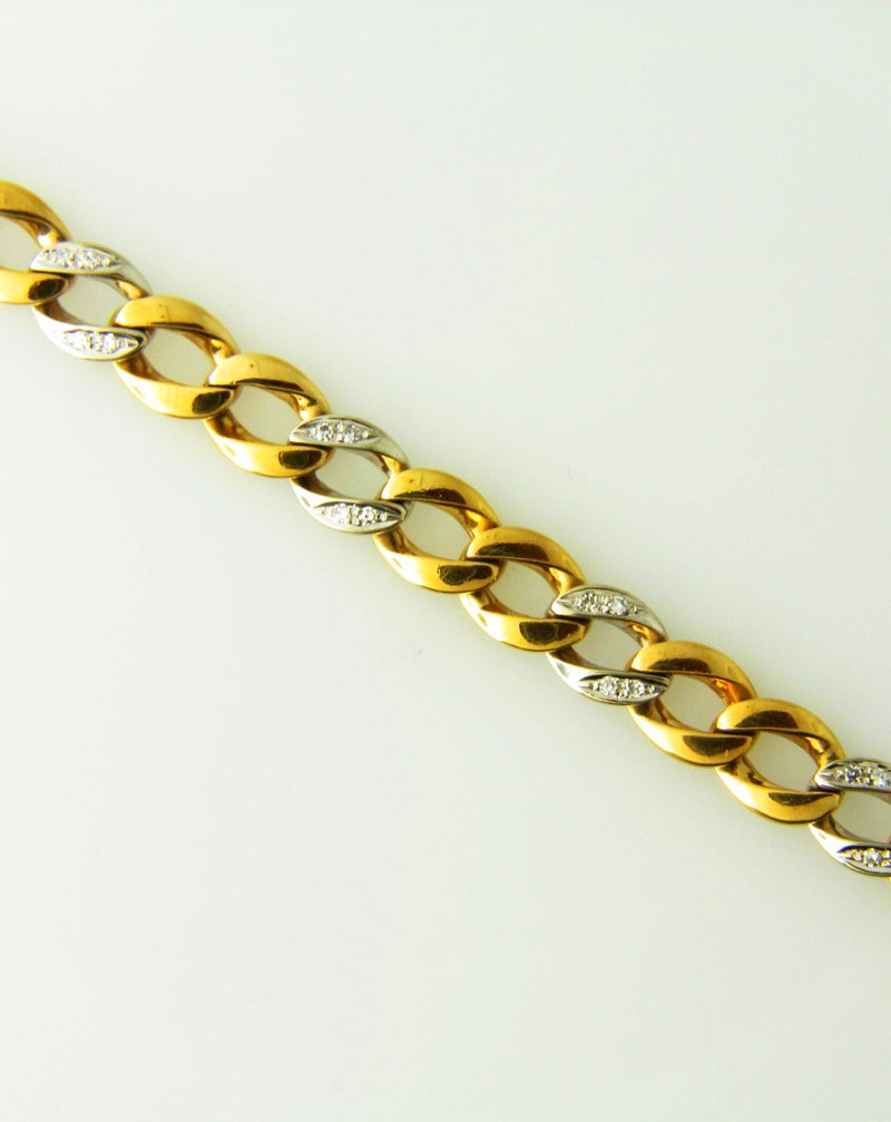 18K Multi-color Gold, Diamond Bracelet | 18 Karat Appraisers | Beverly Hills, CA | Fine Jewelry