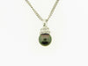 14K White Gold, Black Tahitian Pearl Pendant | 18 Karat Appraisers | Beverly Hills, CA | Fine Jewelry