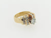 18K-YG DIAMOND SOLITAIRE RING