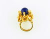 18K-YG Lapis Lazuli Ring