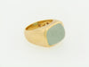 18K YELLOW GOLD AQUAMARINE AND DIAMOND RING | 18 Karat Appraisers | Beverly Hills, CA | Fine Jewelry