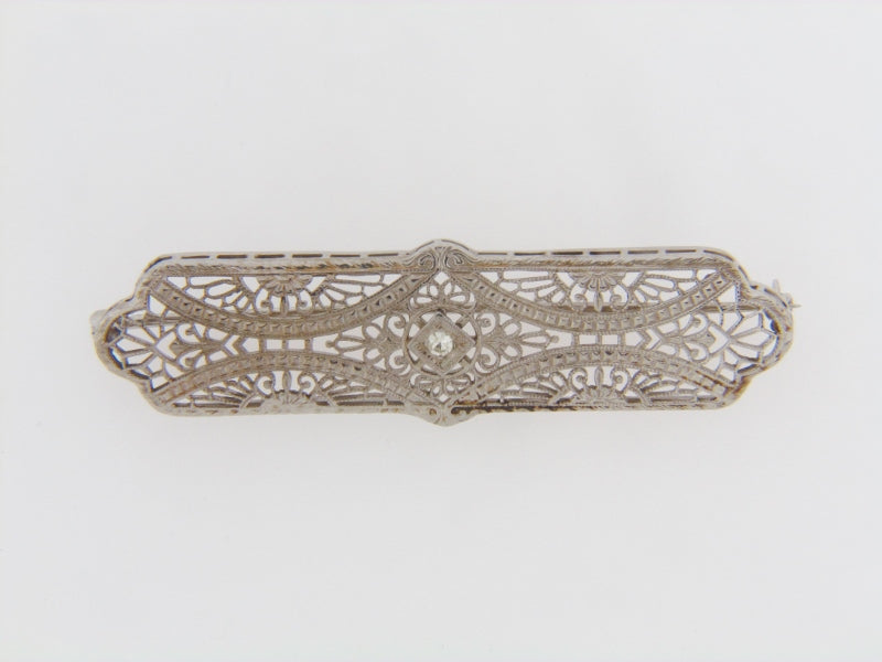 10K-WG DIAMOND BROOCH | 18 Karat Appraisers | Beverly Hills, CA | Fine Jewelry