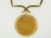14K YELLOW GOLD MEXICAN COIN PENDANT | 18 Karat Appraisers | Beverly Hills, CA | Fine Jewelry