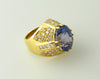 18K Yellow Gold, Sapphire and Diamond Ring | 18 Karat Appraisers | Beverly Hills, CA | Fine Jewelry