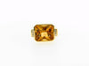 18K Yellow Gold Citrine and Diamond Ring | 18 Karat Appraisers | Beverly Hills, CA | Fine Jewelry