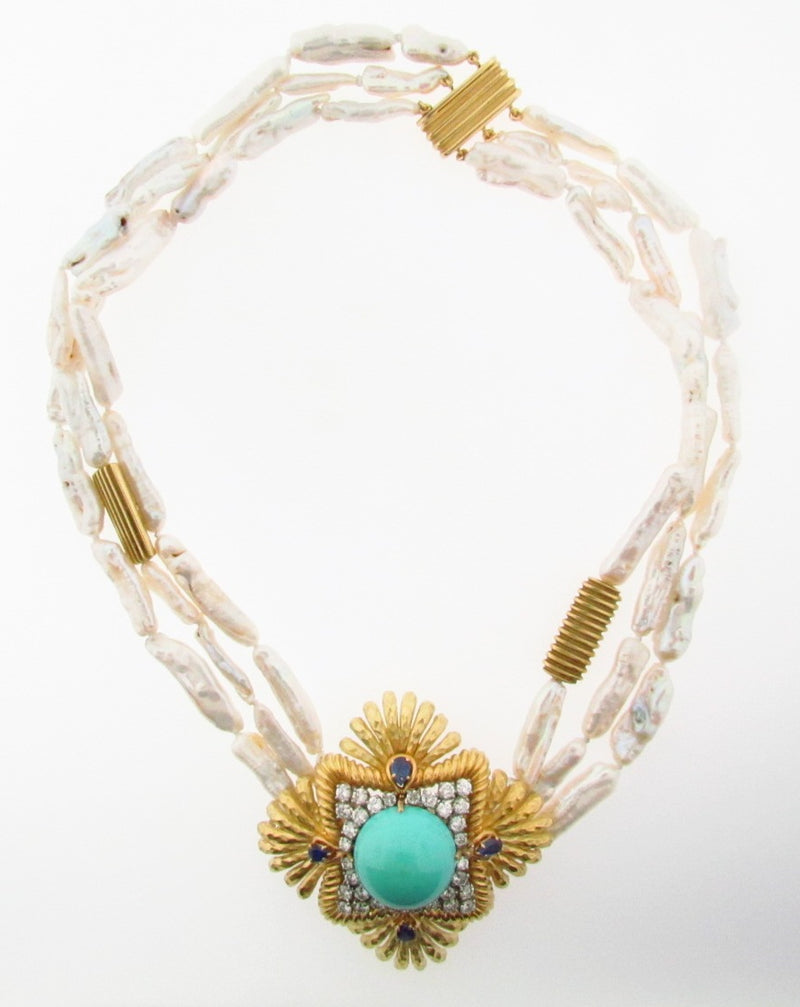 18K Yellow Gold Brooch/Pendant | 18 Karat Appraisers | Beverly Hills, CA | Fine Jewelry