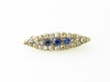 Victorian, Silver Topped and Gold, Sapphire and Diamond Brooch | 18 Karat Appraisers | Beverly Hills, CA | Fine Jewelry