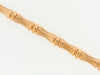 18K ROSE GOLD BAMBOO FORM LINK BRACELET | 18 Karat Appraisers | Beverly Hills, CA | Fine Jewelry