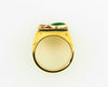 18K Yellow Gold, Jade and Ruby Ring | 18 Karat Appraisers | Beverly Hills, CA | Fine Jewelry