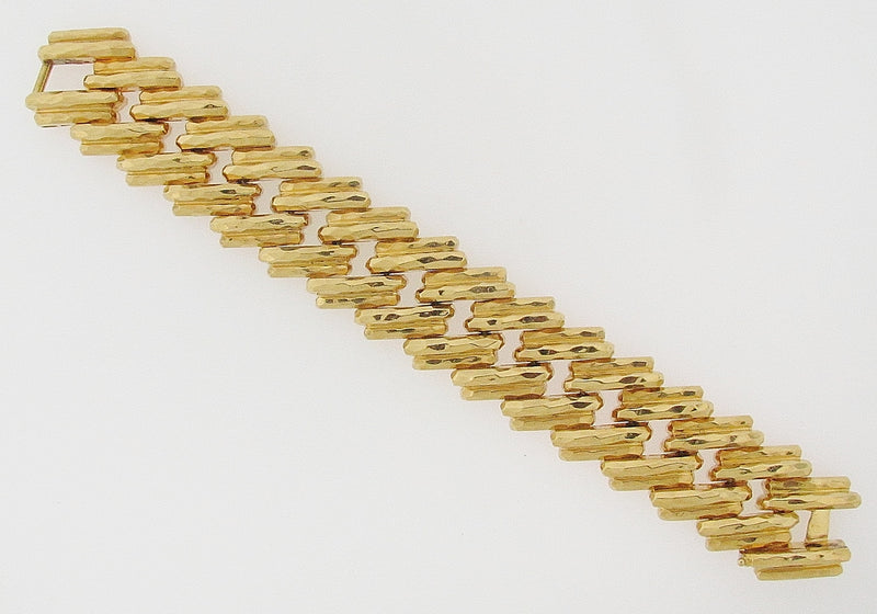 18K YELLOW GOLD BRACELET BY "HENRY DUNAY" | 18 Karat Appraisers | Beverly Hills, CA | Fine Jewelry