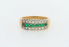 18K GOLD DIAMOND AND EMERALD RING | 18 Karat Appraisers | Beverly Hills, CA | Fine Jewelry