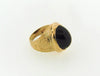 14K Yellow Gold Black Sapphire Ring | 18 Karat Appraisers | Beverly Hills, CA | Fine Jewelry