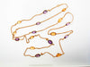 18K Yellow Gold Citrine and Amethyst Necklace | 18 Karat Appraisers | Beverly Hills, CA | Fine Jewelry