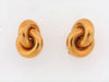 18K-YG INTERLOCKING EARRINGS