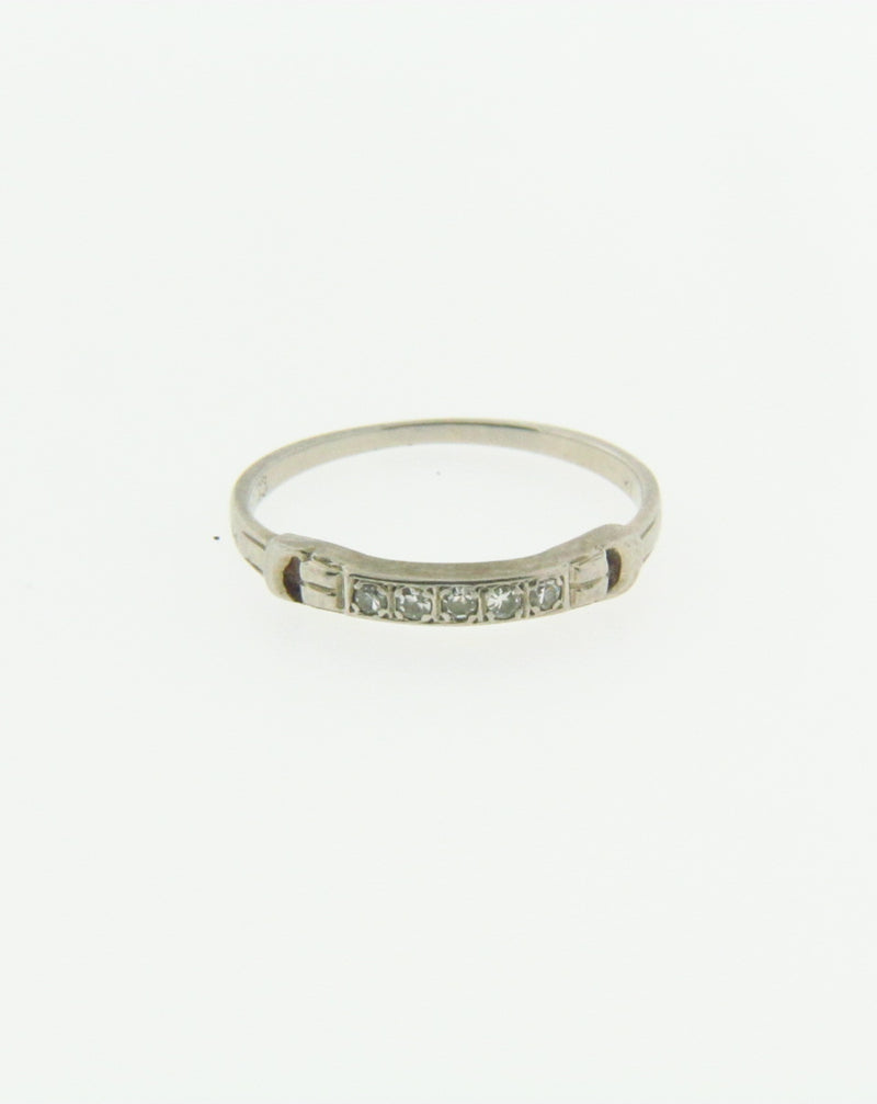 18K White Gold Diamond Band | 18 Karat Appraisers | Beverly Hills, CA | Fine Jewelry
