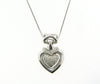 14K White Gold Diamond Heart Pendant | 18 Karat Appraisers | Beverly Hills, CA | Fine Jewelry