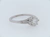 18K-WG ANTIQUE STYLE DIAMOND SOLITAIRE RING