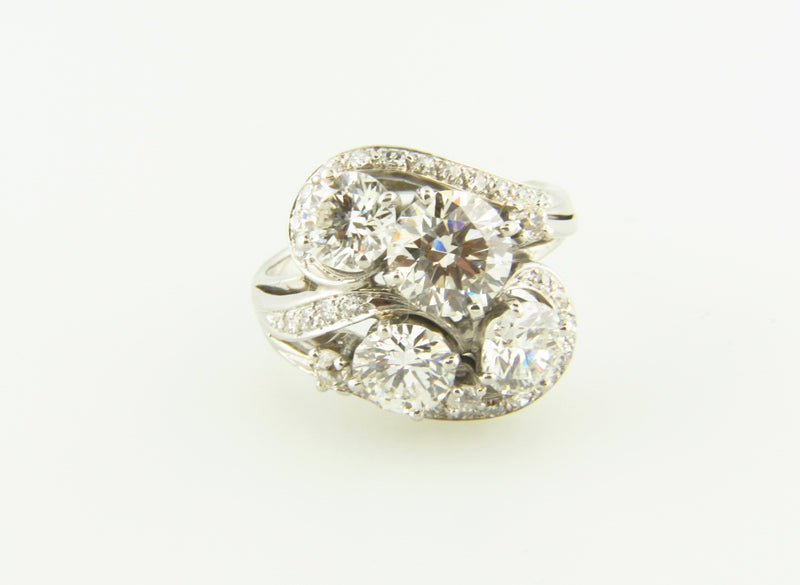 14K White Gold, Diamond Cocktail Ring | 18 Karat Appraisers | Beverly Hills, CA | Fine Jewelry