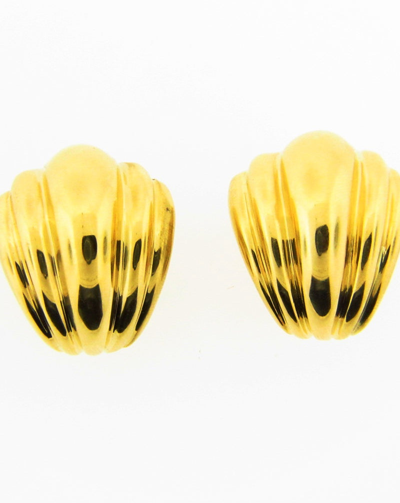 18K Yellow Gold Earrings | 18 Karat Appraisers | Beverly Hills, CA | Fine Jewelry