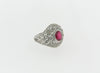 PLATINUM RUBY AND DIAMOND RING | 18 Karat Appraisers | Beverly Hills, CA | Fine Jewelry