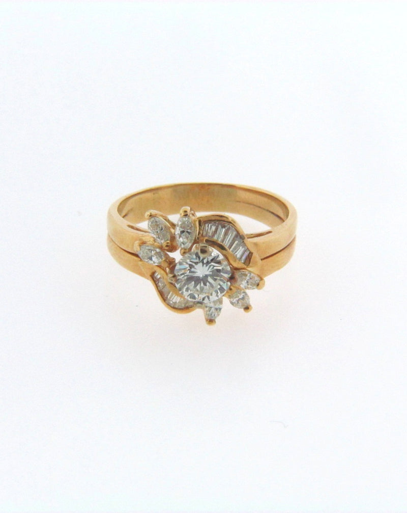 18K-YG DIAMOND COCKTAIL RING | 18 Karat Appraisers | Beverly Hills, CA | Fine Jewelry