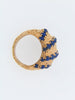 18K-YG LAPIS LAZULI DOME RING