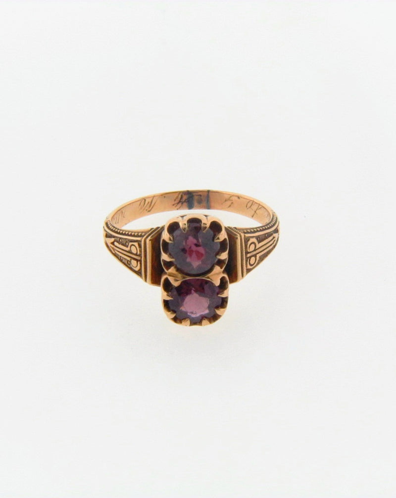 Victorian 18K Yellow Gold Ruby Ring | 18 Karat Appraisers | Beverly Hills, CA | Fine Jewelry