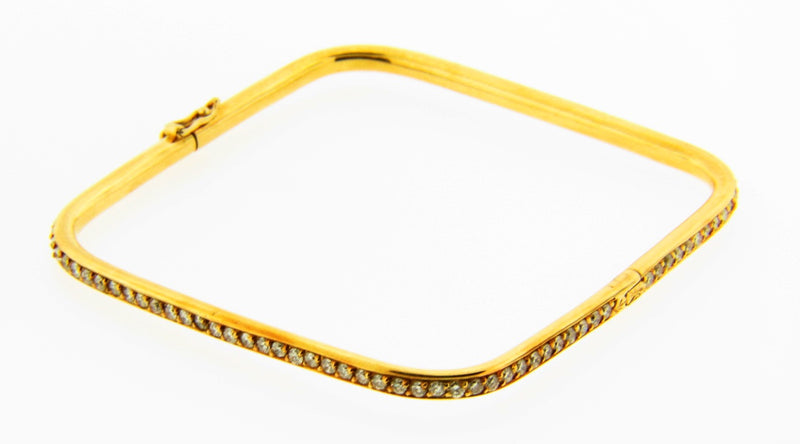 18K Yellow Gold, Diamond Bracelet | 18 Karat Appraisers | Beverly Hills, CA | Fine Jewelry
