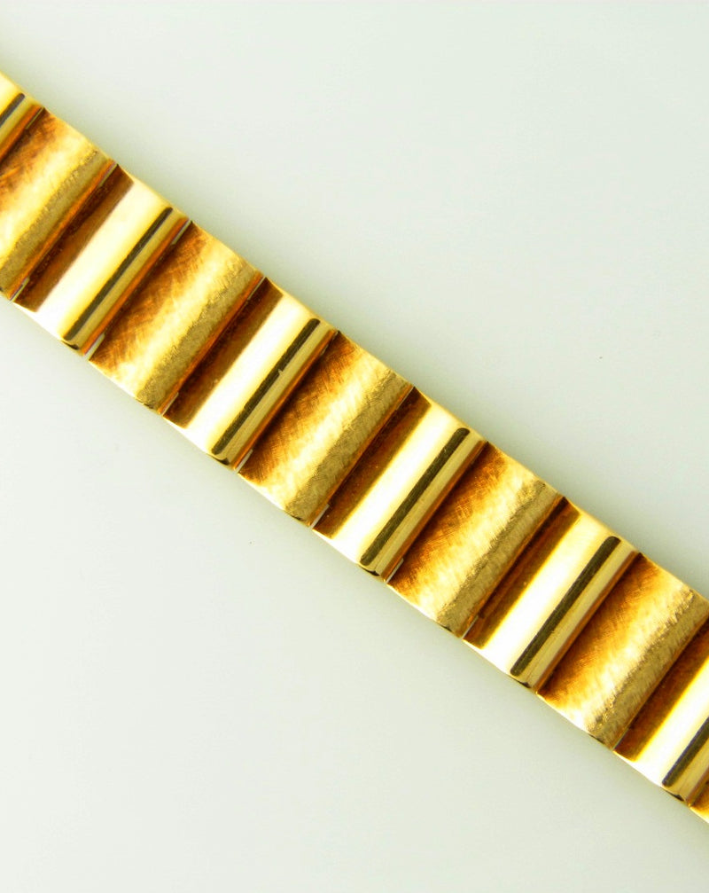 Retro 18K Yellow Gold, Bracelet | 18 Karat Appraisers | Beverly Hills, CA | Fine Jewelry