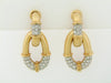 18K YELLOW GOLD DIAMOND DOOR KNOCKER EARRINGS | 18 Karat Appraisers | Beverly Hills, CA | Fine Jewelry