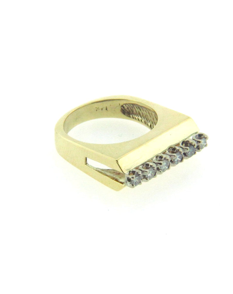 14K Yellow Gold Diamond Ring | 18 Karat Appraisers | Beverly Hills, CA | Fine Jewelry