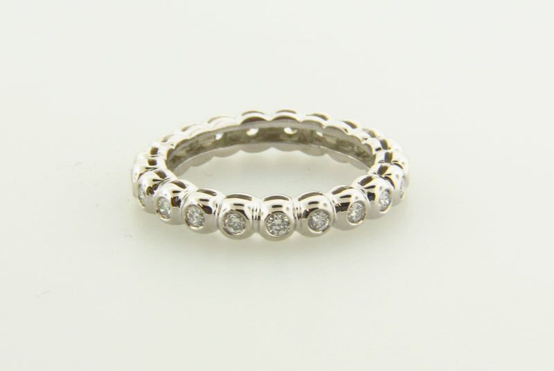 18K White Gold, Diamond Eternity Band | 18 Karat Appraisers | Beverly Hills, CA | Fine Jewelry