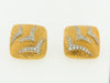 18K YELLOW GOLD DIAMOND EARCLIPS | 18 Karat Appraisers | Beverly Hills, CA | Fine Jewelry