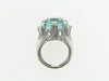 Retro, 18K White Gold Aquamarine and Diamond Ring | 18 Karat Appraisers | Beverly Hills, CA | Fine Jewelry