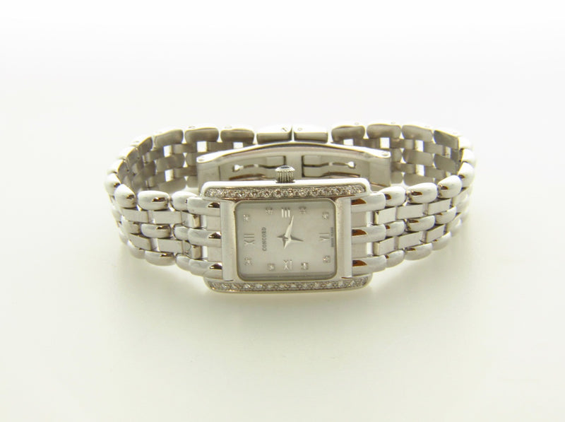 18K White Gold, Wristwatch by Concord | 18 Karat Appraisers | Beverly Hills, CA | Fine Jewelry