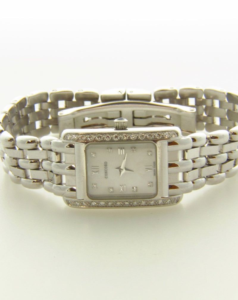 18K White Gold, Wristwatch by Concord | 18 Karat Appraisers | Beverly Hills, CA | Fine Jewelry